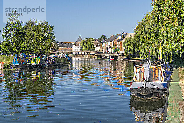 Fluss Great Ouse  Ely  Cambridgeshire  England  Vereinigtes Königreich  Europa