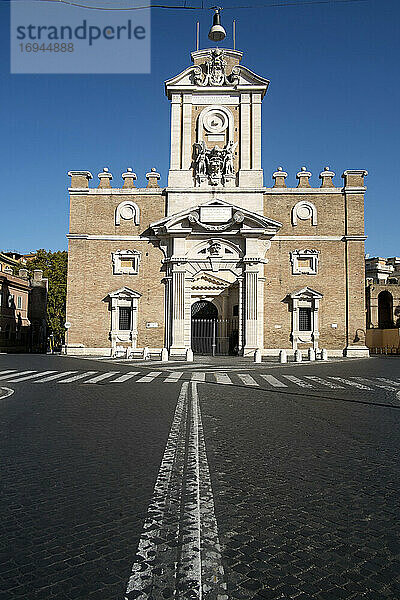 Michelangelos Stadttor Porta Pia  Rom  Latium  Italien  Europa