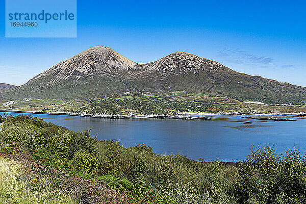 Schwarzer Cuillin-Kamm  Isle of Skye  Innere Hebriden  Schottland  Vereinigtes Königreich  Europa