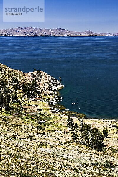 Isla del Sol (Sonneninsel)  Titicacasee  Bolivien