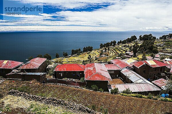 Taquile-Insel  Titicacasee  Peru