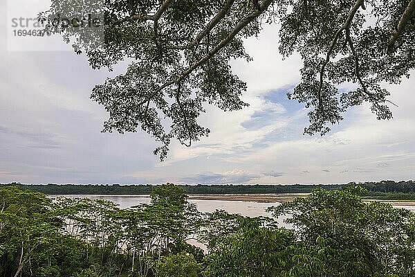 Madre de Dios Fluss  Tambopata National Reserve  Puerto Maldonado Amazonas-Dschungelgebiet in Peru