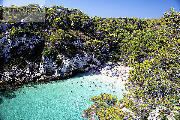 Cala Macarelleta auf der Insel Menorca