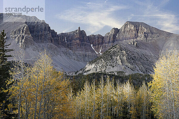 Wheeler Point im Great Basin National Park vor Sonnenaufgang im Herbst