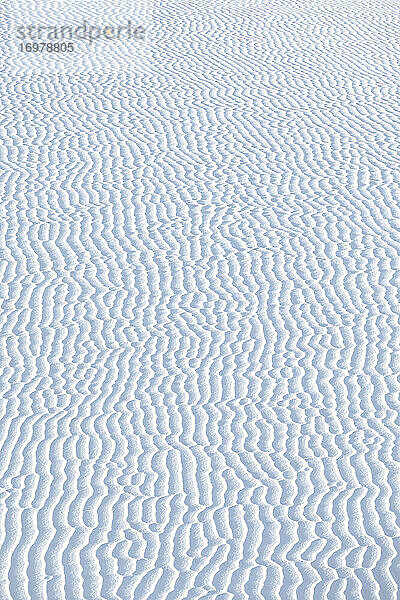 Weißes Sandmuster im White Sands National Park