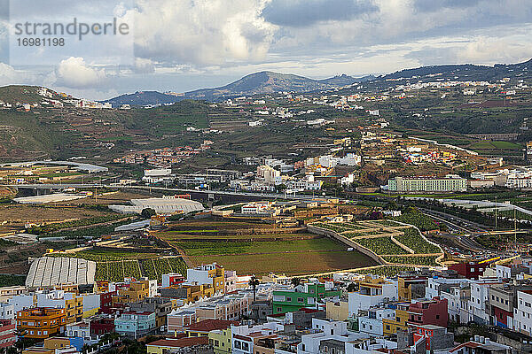 Landschaft von Santa María de Guía auf der Insel Gran Canaria