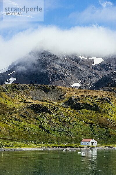 Ehemalige Walfangstation Grytviken  Südgeorgien  Antarktis  Antarktika