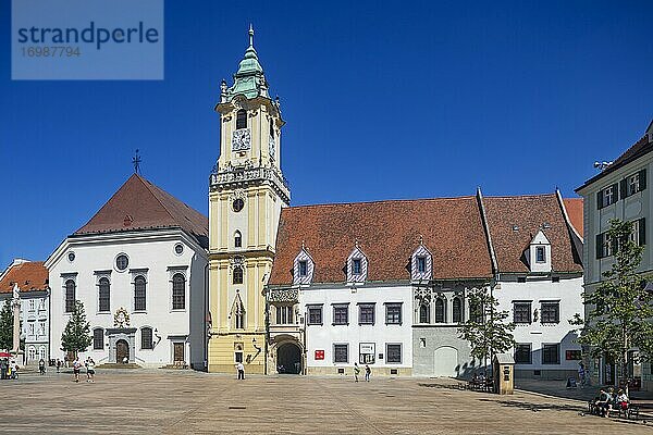 Altes Rathaus am Hauptplatz  Bratislava  Slowakei  Europa