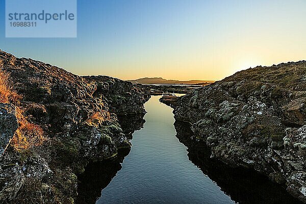 Silfra-Spalte  Thingvellir-Nationalpark  Golden Circle  Island  Europa