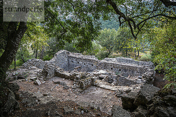 Albanien  Kreis Vlore  Butrint  Überreste der alten römischen Stadt