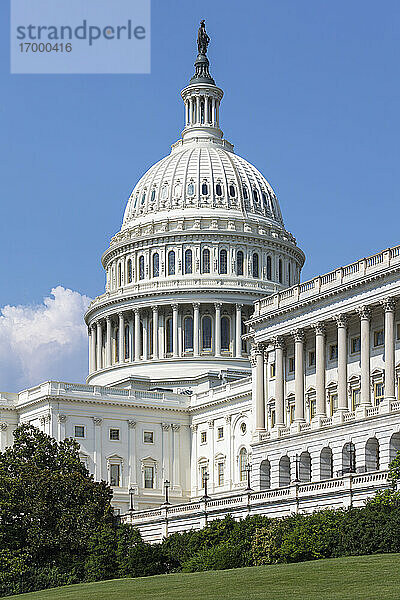 USA  Washington DC  Kapitol der Vereinigten Staaten auf dem Capitol Hill