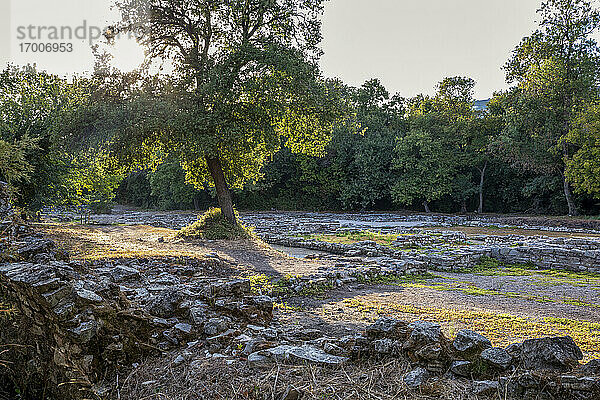 Albanien  Kreis Vlore  Butrint  Überreste der alten römischen Stadt