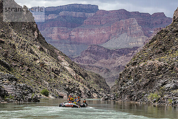 Floßfahrt auf dem Colorado River  Grand Canyon National Park  UNESCO-Weltkulturerbe  Arizona  Vereinigte Staaten von Amerika  Nordamerika