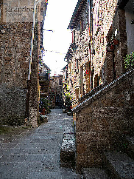 die Altstadt von Pitigliano  Grosseto  Toskana  Italien.