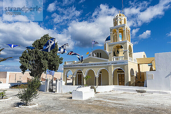 Kirche des Heiligen Georg  Santorin  Kykladen  Griechische Inseln  Griechenland  Europa
