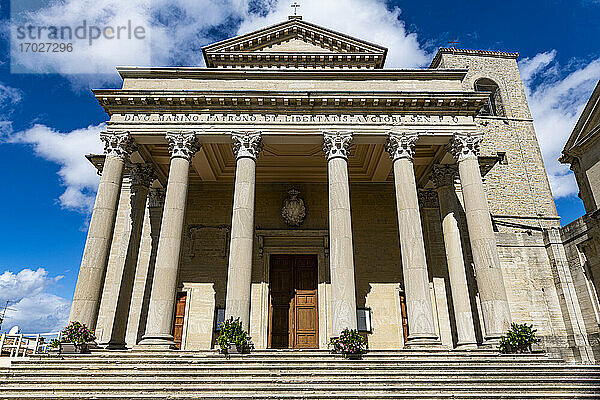 Basilika von San Marino-Pieve  Historisches Zentrum  UNESCO-Weltkulturerbe  San Marino  Europa