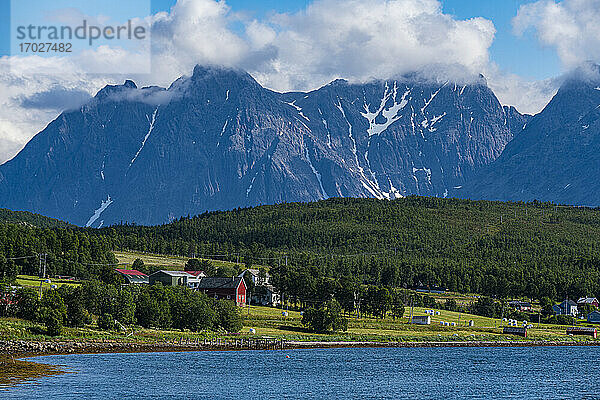 Lyngengebirge  Lyngen  Troms og Finnmark  Norwegen  Skandinavien  Europa