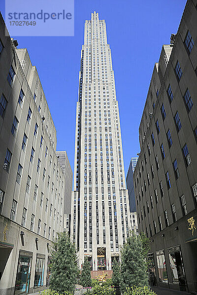 Rockefeller Center  5th Avenue  Midtown  Manhattan  New York City  Vereinigte Staaten von Amerika  Nordamerika