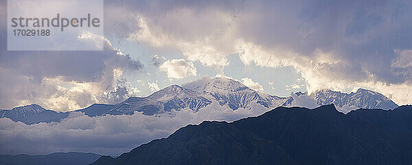 Aconcagua  der höchste Berg Amerikas  Provinz Mendoza  Argentinien