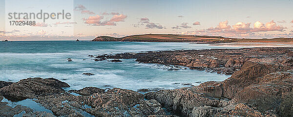 Constantine Bay und Trevose Head  Cornwall  England  Vereinigtes Königreich  Europa