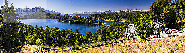 Lago Perito Moreno Oeste auf der Minirunde von San Carlos de Bariloche  Provinz Rio Negro  Patagonien  Argentinien