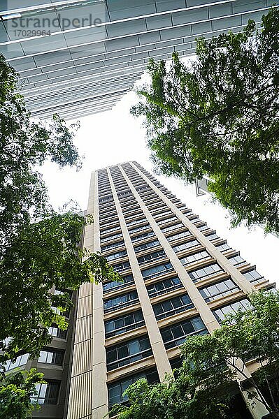 Bürogebäude im Geschäftsviertel von Brisbane  Queensland  Australien