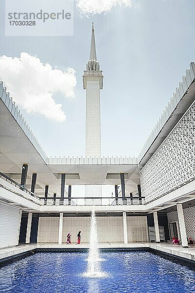 Nationalmoschee (Masjid Negara Moschee oder Große Moschee)  Kuala Lumpur  Malaysia