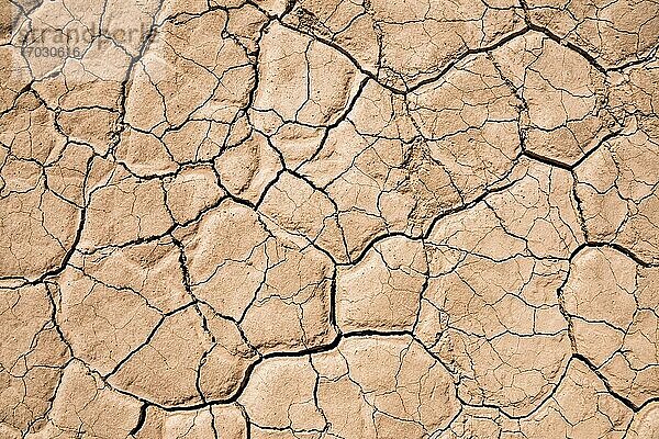 El Barreal Blanco de la Pampa del Leoncito  ein ausgetrocknetes Flussbett bei Barreal  Provinz San Juan  Argentinien