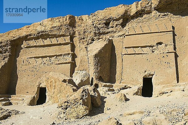Nabatäische Siedlung Al Bidaya Nabataean  Provinz Tabuk  Saudi-Arabien  Asien
