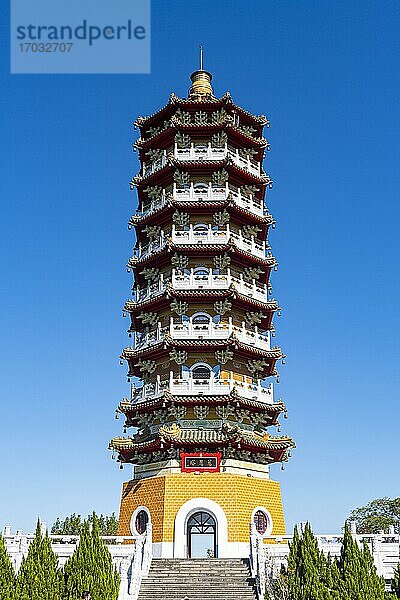 Ci'en-Pagode  Sun Moon Lake National Scenic Area  Bezirk Nantou  Taiwan  Asien