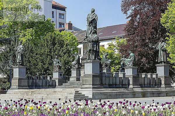 Lutherdenkmal  Worms  Rheinland-Pfalz  Deutschland  Europa
