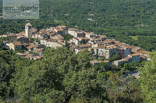 Bergdorf Ramatuelle  Var  Provence-Alpes-Cote d'Azur  Frankreich  Europa