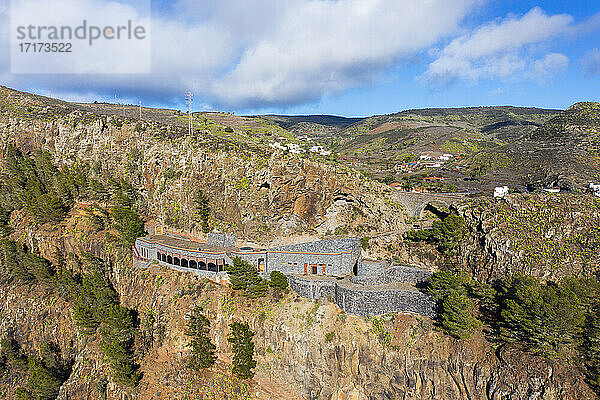 Aussichtspunkt Mirador Ermita del Santo in einer Berglandschaft