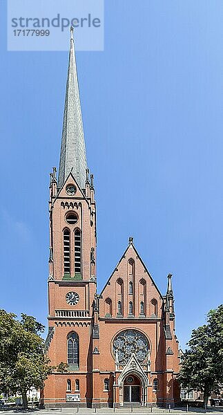 Evangelische Christuskirche  Bocholt  Münsterland  Nordrhein-Westfalen  Deutschland  Europa