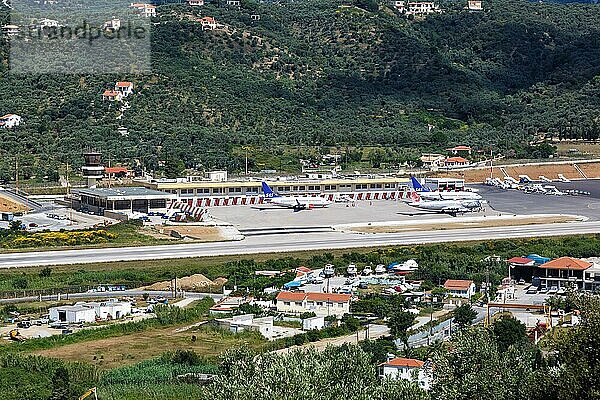 Übersicht Flughafen Skiathos (JSI) in Griechenland