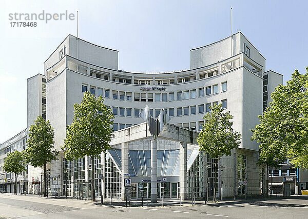 Deutsche Bank  Büro- und Geschäftshaus  Postmoderne  Hagen  Westfalen  Ruhrgebiet  Nordrhein-Westfalen  Deutschland  Europa
