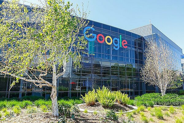 Google Headquarters HQ Zentrale in Mountain View  Kaliforinen  USA  Nordamerika