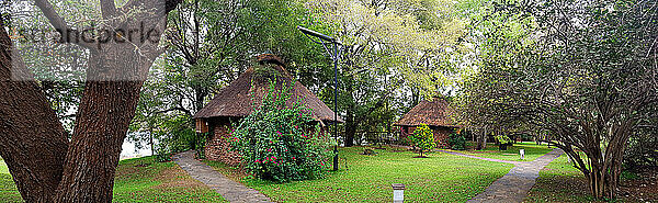 Afrika  Sambia  Lodge am Sambesi-Fluss