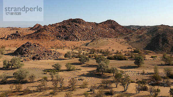 Afrika  Namibia  Damaraland  Twyfelfontein-Wüste