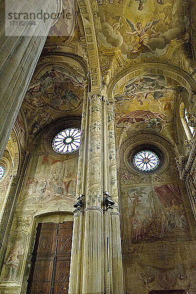 Italien  Europa  Piemont  Asti  die Kathedrale von Santa Maria Assunta und San Gottardo
es ist eine Kirche mit dem höchsten Ausdruck der gotischen Architektur. Innen