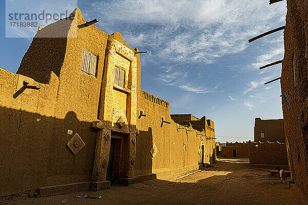 Historisches Zentrum in Agadez  UNESCO-Weltkulturerbe  Niger  Afrika