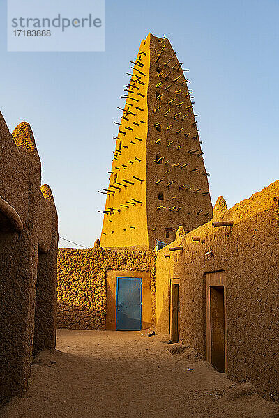 Große Moschee von Agadez  UNESCO-Weltkulturerbe  Agadez  Niger  Afrika