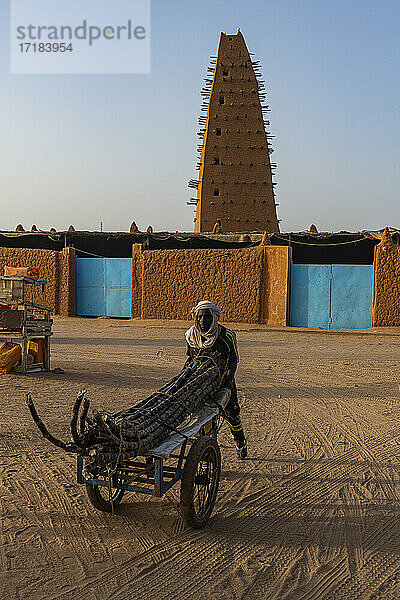 Große Moschee von Agadez  UNESCO-Weltkulturerbe  Agadez  Niger  Afrika