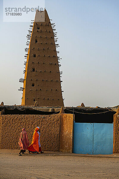 Große Moschee von Agadez  UNESCO-Weltkulturerbe  Agadez  Niger  Afrika