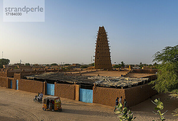 Große Moschee von Agadez  UNESCO-Weltkulturerbe  Agadez  Niger  Afrika