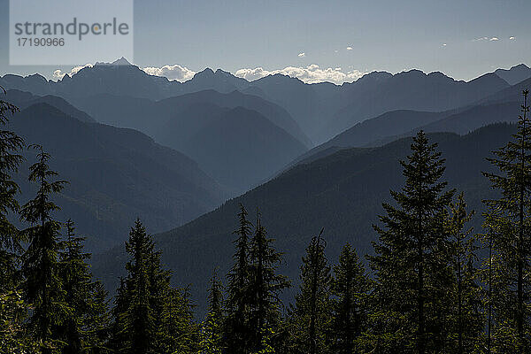 Ein Blick auf den Olympic National Park  WA.