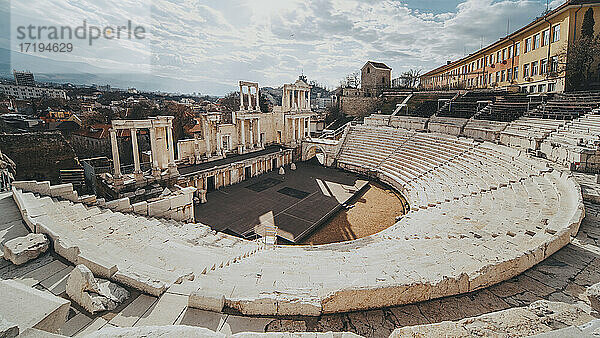 Antikes Römisches Theater Plovdiv Bulgarien