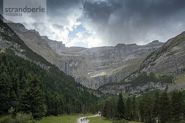 Cirque de Gavarnie-Becken in den Pyrenäen  Frankreich