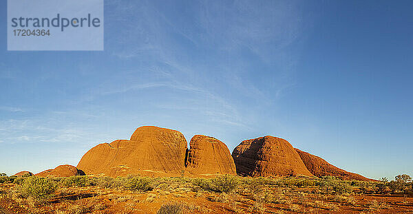 Australien  Nördliches Territorium  Uluru Kata Tjuta National Park in der Zentralaustralischen Wüste