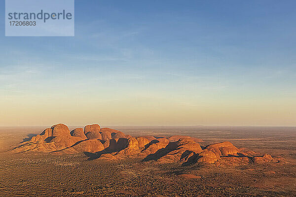 Australien  Nordterritorium  Luftaufnahme der Kata Tjuta Felsformation